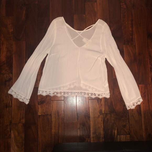 H&M White Coachella Shirt - Picture 2 of 4